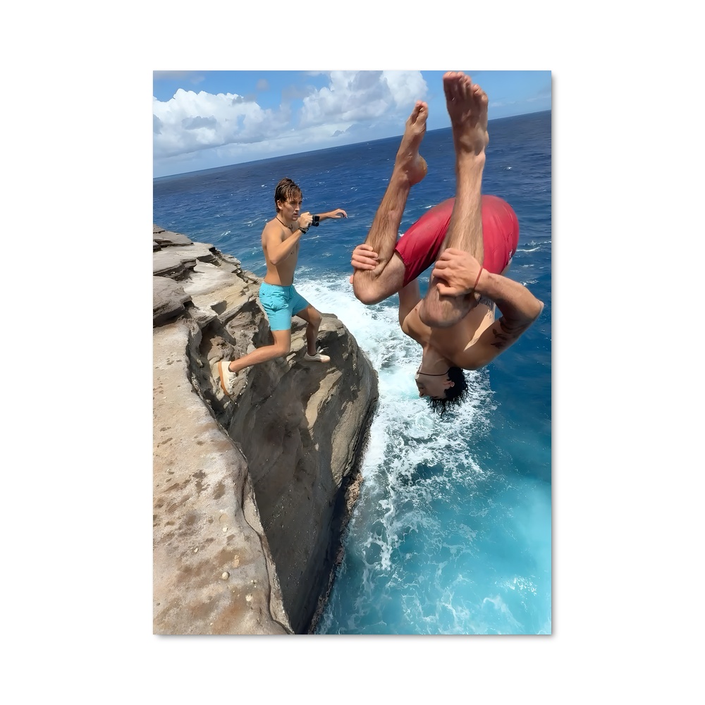 Poster Plongeon Extrême